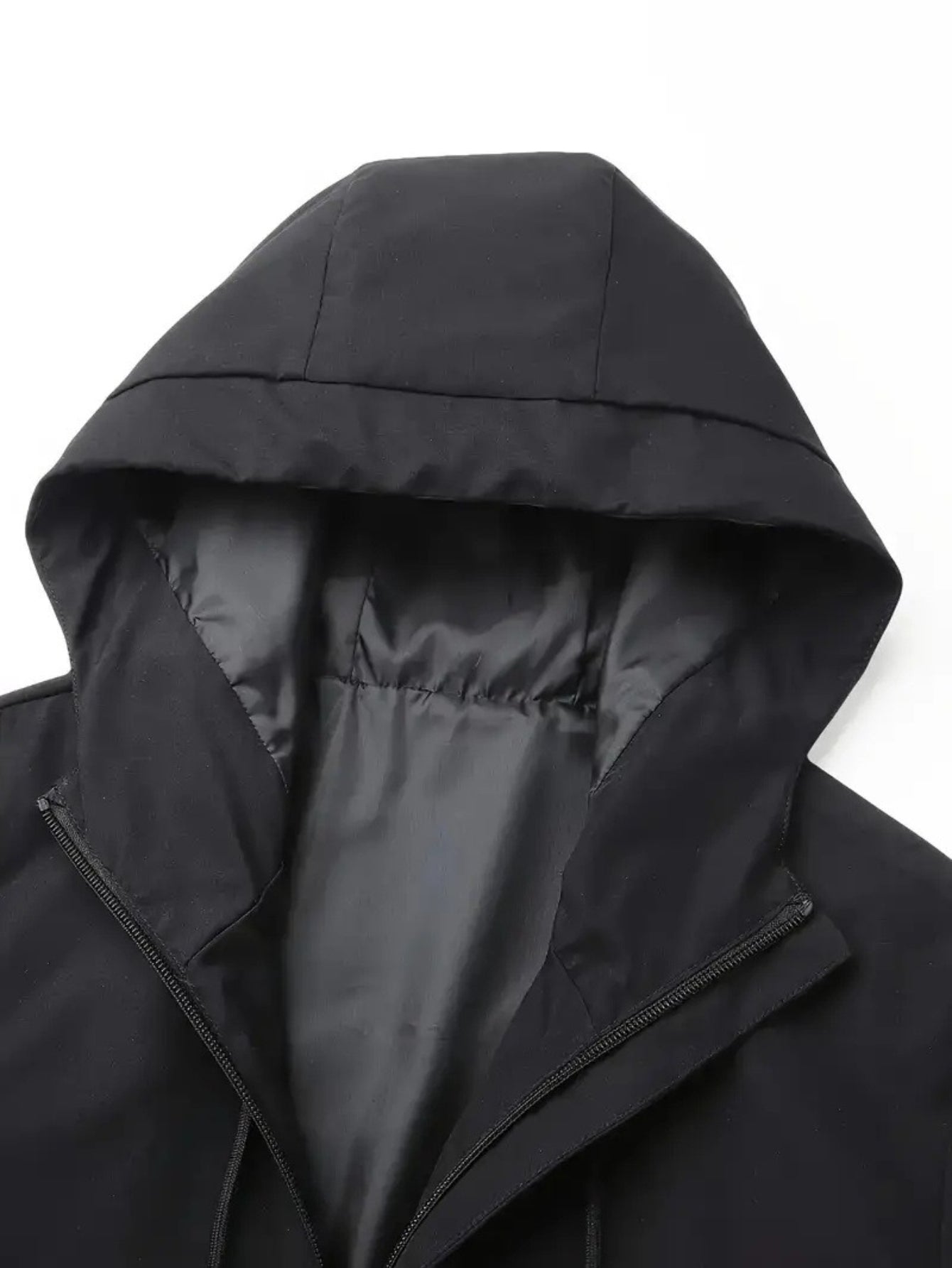 Chaqueta cortavientos para hombre y mujer con estampado de la bandera de Noruega - Cortavientos para exteriores para todas las estaciones, abrigo con capucha y cremallera completa con bolsillos con cremallera, poliéster lavable a máquina para senderismo,